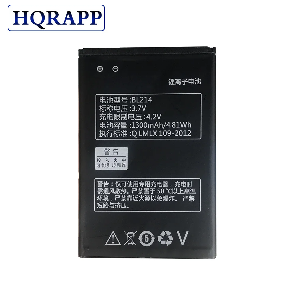 Аккумулятор BL214 BL 214 для телефона Lenovo A300T A269I A208t A218t A269 A305E A316 A360E A316I 1300 мАч