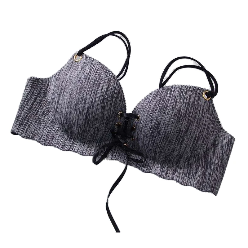 Новое поступление B бандаж женское нижнее белье собранные бюстгальтер с эффектом