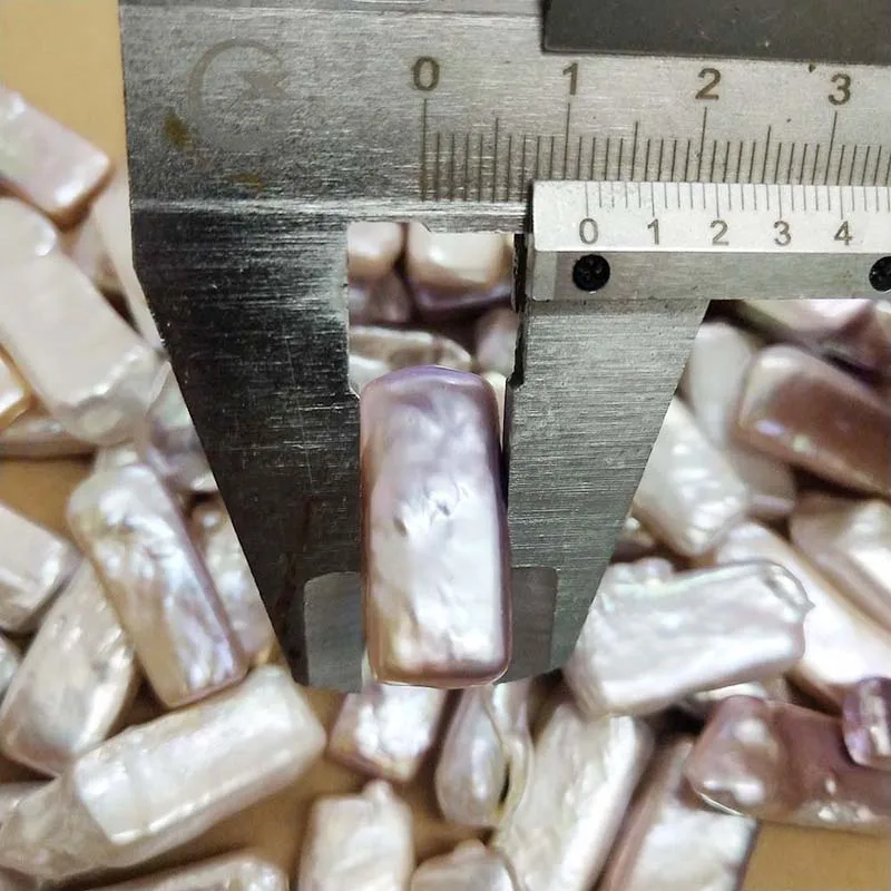 3 шт./лот жемчужные бусины KESHI pearl 100% натуральный пресноводный прямоугольный