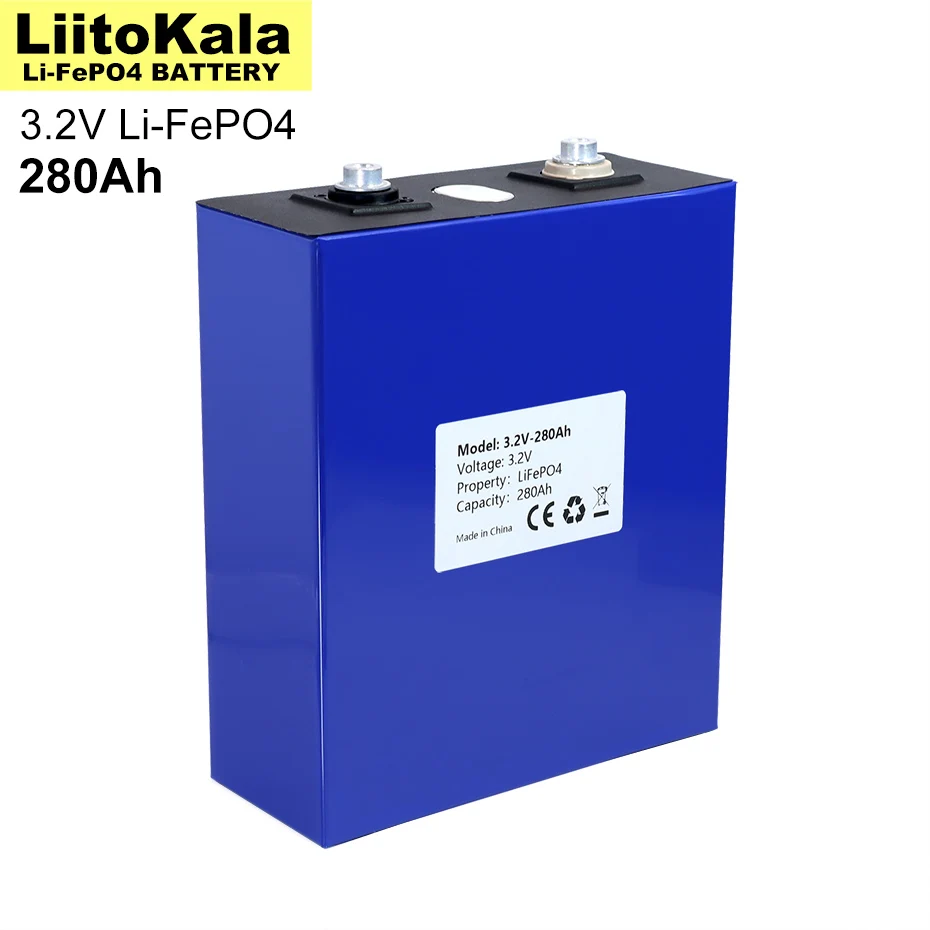 16x 3.2V 280Ah LiFePO4 batteries DIY 4s 12V 24V 280AH Rechargeable battery pack for Electric car RV Solar Energy storage system |