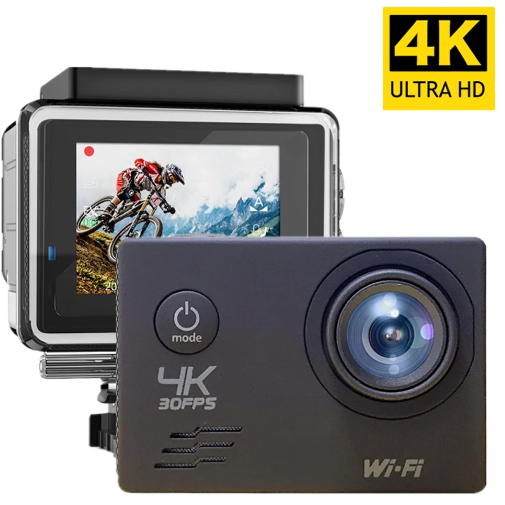 Подводная Экшн-камера F9 4K Full HD Wi-Fi 2 0 дюйма водонепроницаемая | Электроника