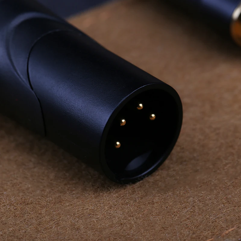OPENHEART 4 Pin XLR to 4.4mm Female 5 Pole Balanced 8 Core Pure Silver  Audio Headphone Adaper Cable Female to Male