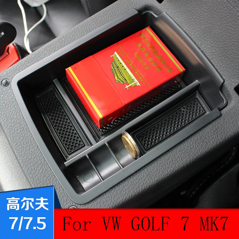 Подходит для VW GOLF 7 MK7 2013 2014 -2017 подлокотник Подлокотник Коробка хранения в