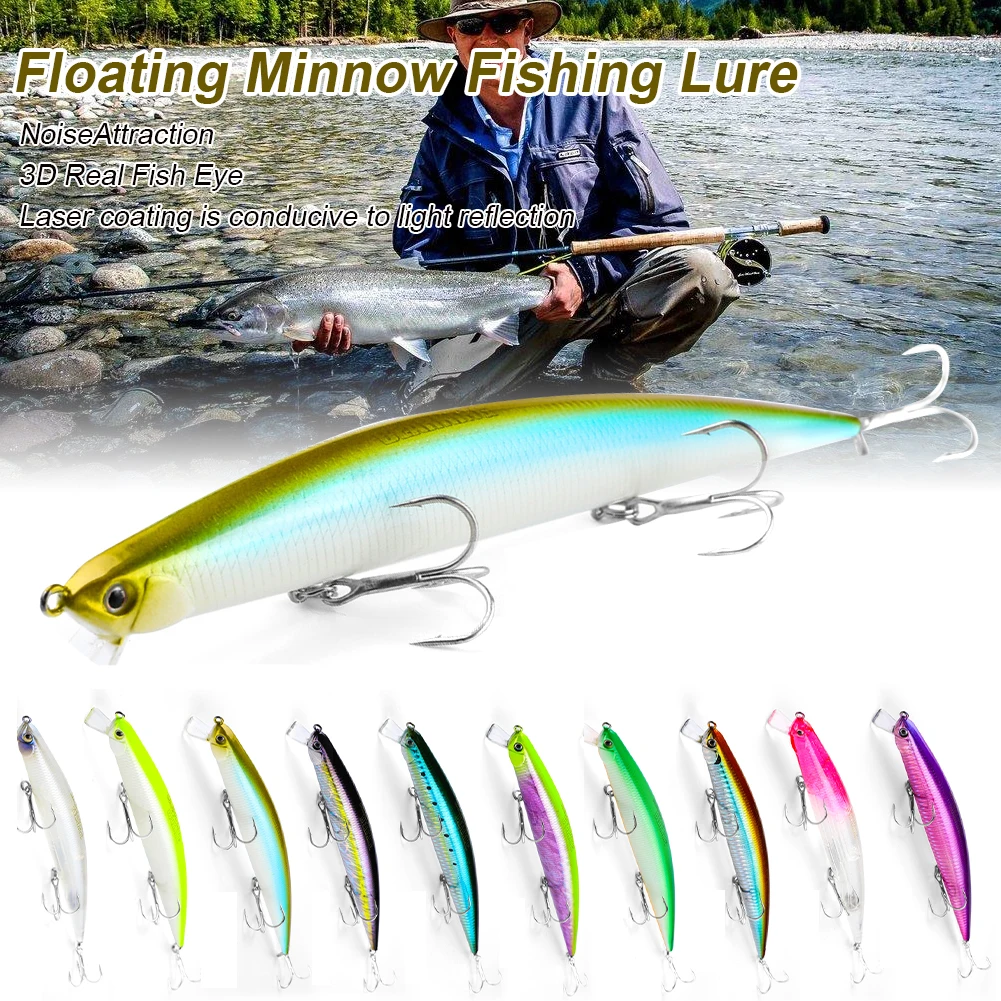 

Fishing Lure Ultra-long Casting Topwater Floating Minnow Professional Fishing Baits 175mm 27.7g Wobblers Minnow Artificial Bait