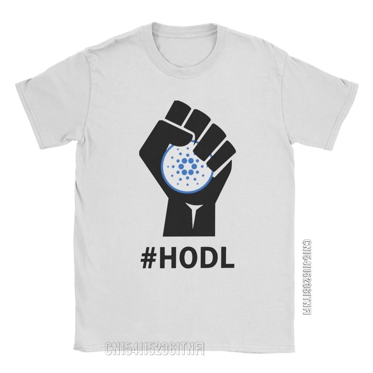 Мужская футболка из чистого хлопка с коротким рукавом и круглым вырезом