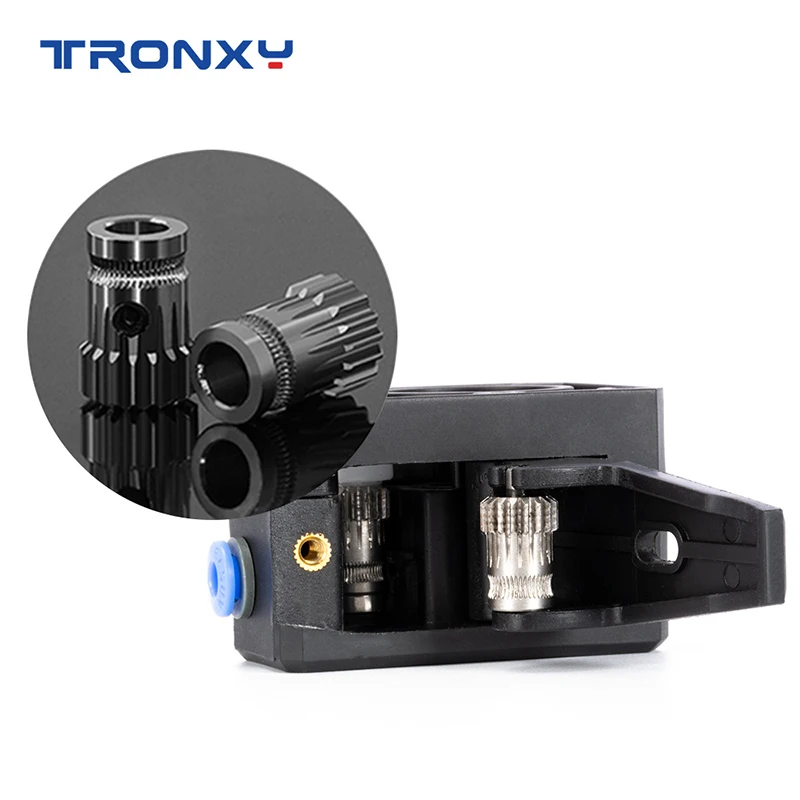 tronxy bowden direct extruder dual drive pla filaments feeding for 3d printer bmg cloned 3d printers parts kit free global shipping