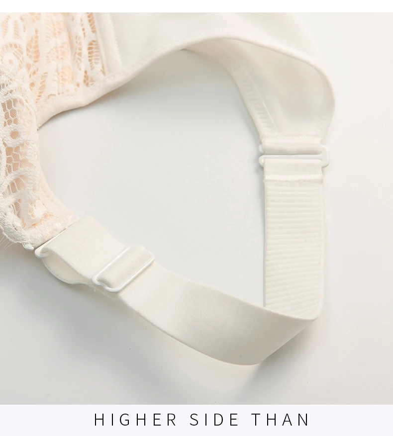 Women's Full Coverage Lightly Padded Underwire Balconette Lace Bra 34 36 38 40 42 44 46 B C D E F G H I J