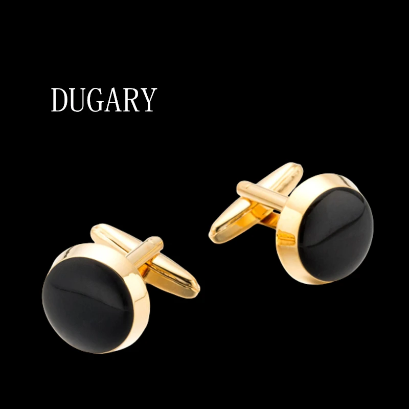 

DUGARY Luxury shirt cufflinks for men's Brand cuff buttons cuff links High Quality round wedding abotoaduras Jewelry gemelos