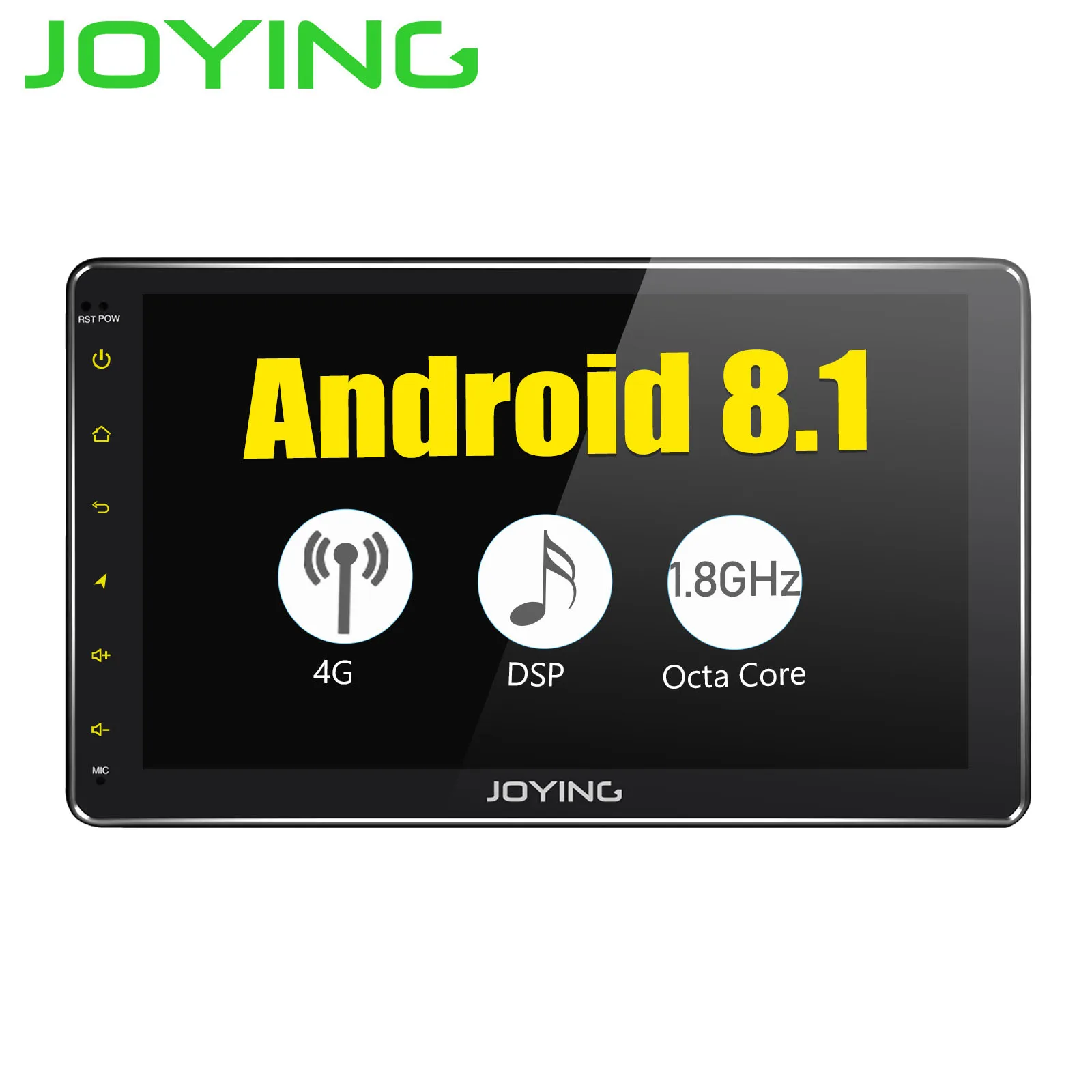 Универсальный автомобильный радиоприемник JOYING 10 1 дюймов IPS 1280*720 GPS навигатор с