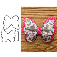 butterfly bow cutting dies metal die cut scrapbooking template stencil embossing folder for girl women diy crafts
