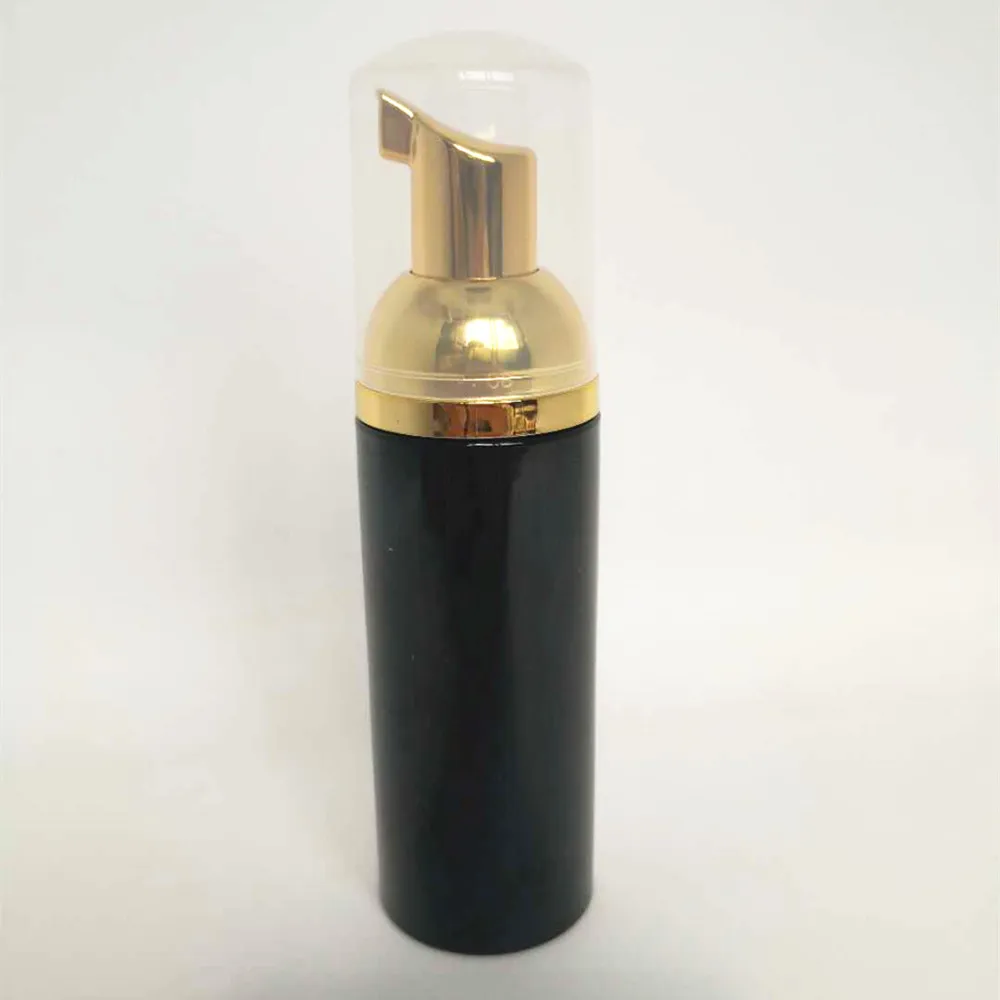 Черная пластиковая пенообразовательная бутылка 30 шт. 60 мл многоразовая пустая