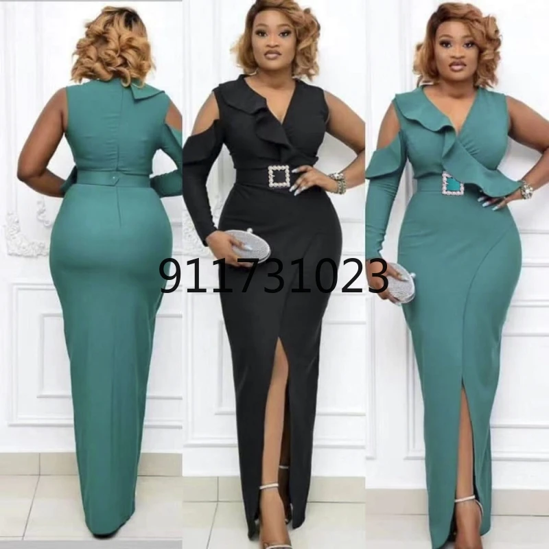 2021 African Dresses For Women Party Dashiki Clothing Trumpet Mermaid Long Maxi Dress Robe Africaine Femme Clothes Africa | Тематическая