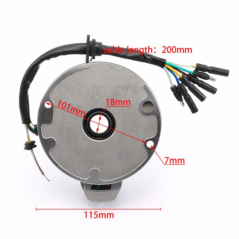 Магнитная пластина статора зажигания для питбайка объемом 107 куб. См XR50 SDG SSR 110 125 1