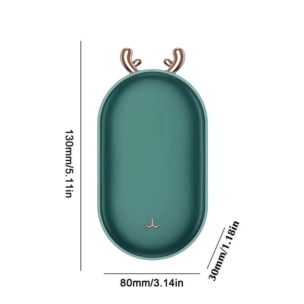 Перезаряжаемый ручной обогреватель 5200 мАч портативный обогреватель с долговременным нагревом электрический карманный повербанк для активного отдыха