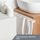 Пустоты для шкафа, выдвижные пластиковые крючки, четыре ряда крючков позади кухни, спальни, двери ванной