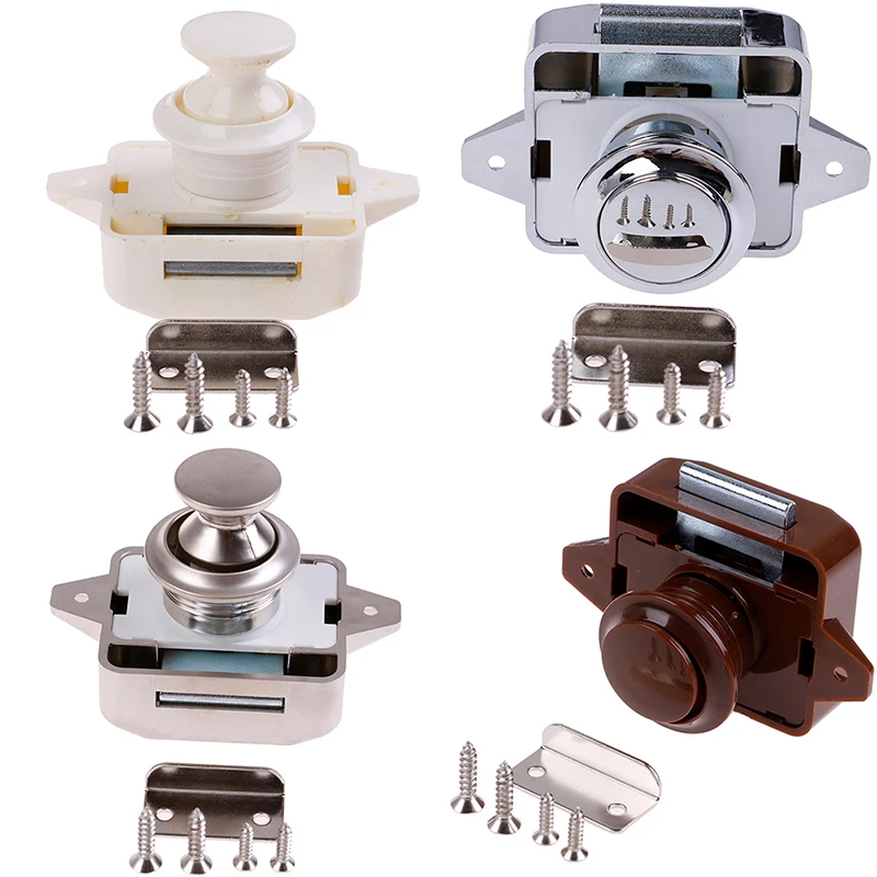 Нажимная кнопка блокировки дверной замок дверные ручки для шкафа колесного дома