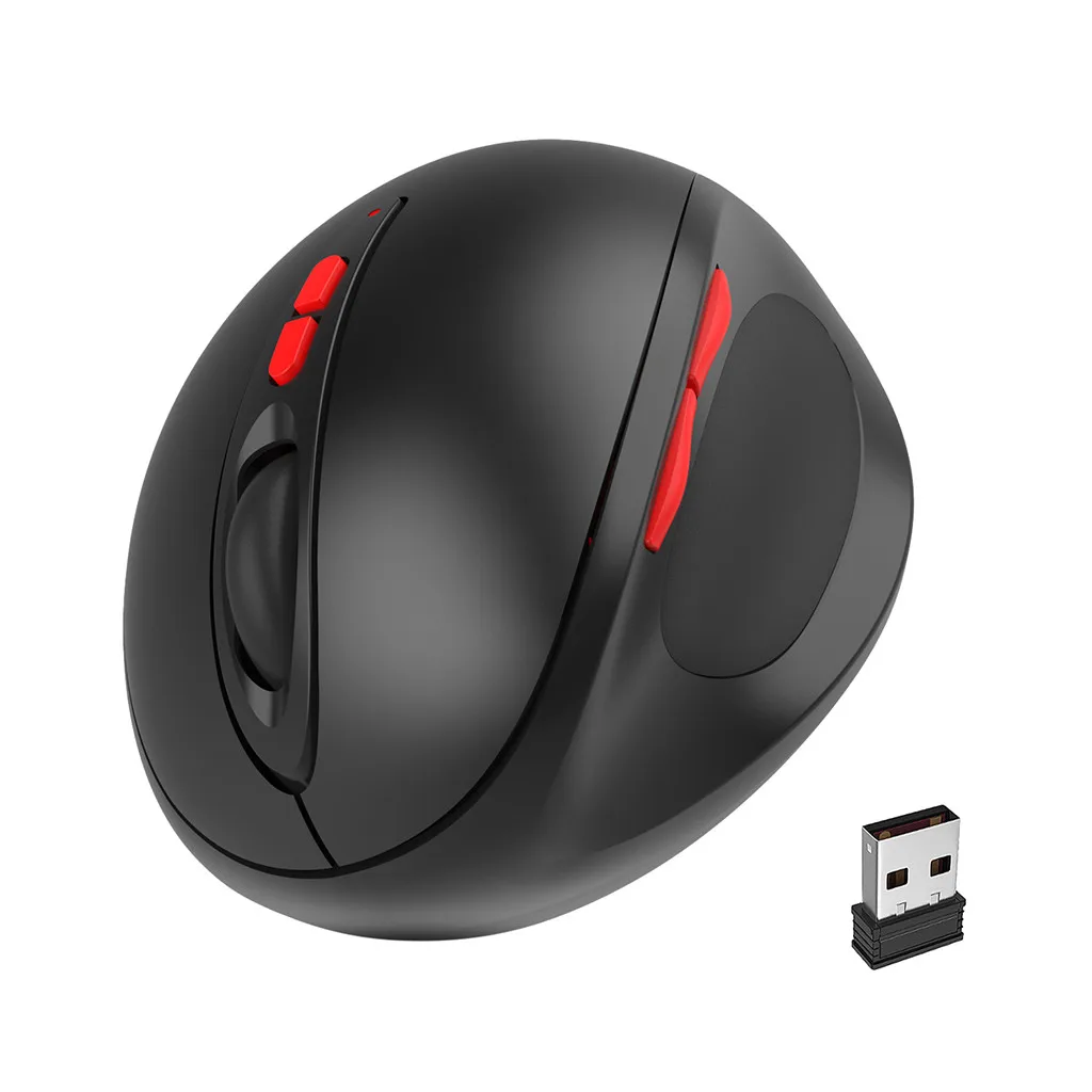 HXSJ T33  Ergonomic Design Wireless Mouse Optical Mouse 2.4G USB Receiver 4 buttons 2400DPI Mine Mice For Laptop PC Game Player