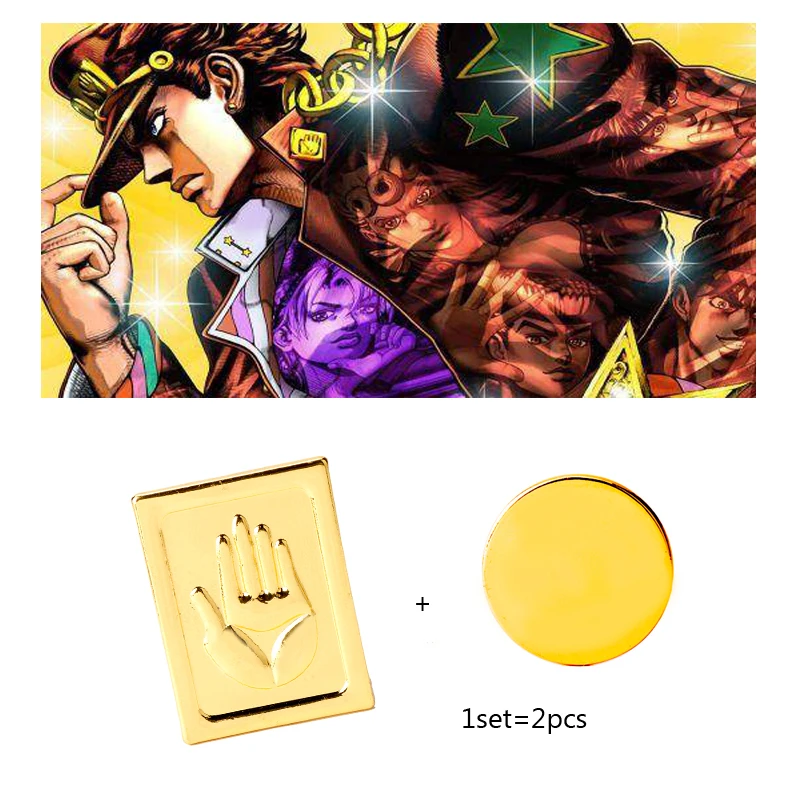 1 комплект = 2 шт. аниме Adventure брошь рубашка шапочка булавки броши ювелирные