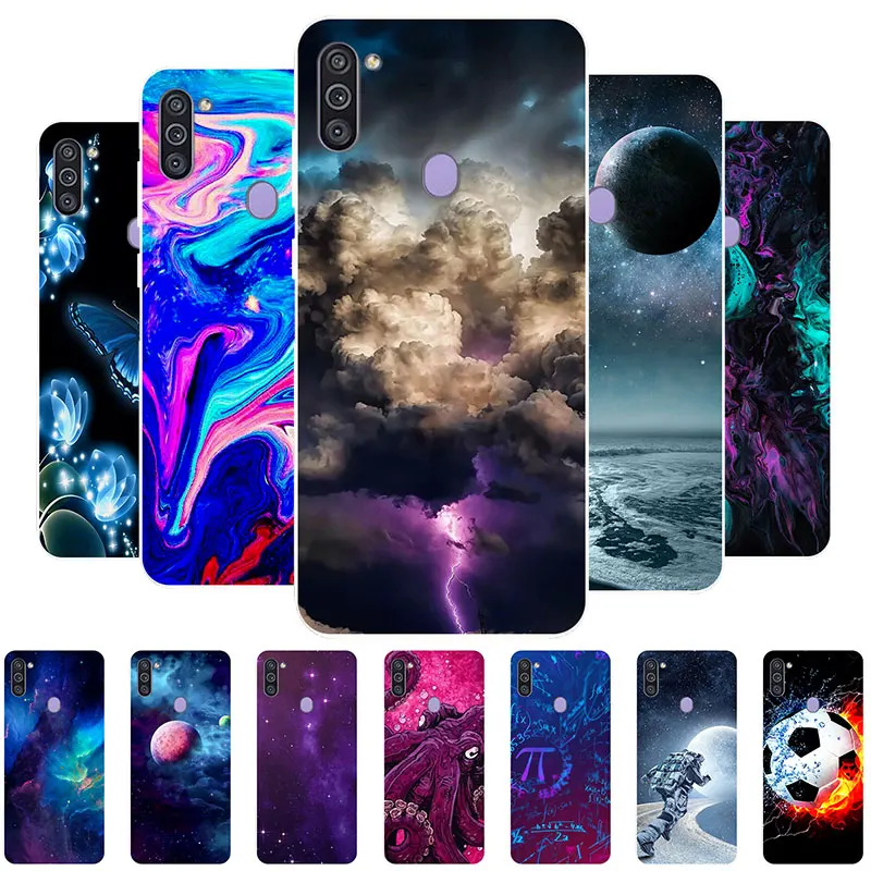 

For Samsung A11 Case Silicone Soft TPU Space Phone Case For Samsung Galaxy A11 Case Back Cover for GalaxyA11 A 11 2020 Case etui