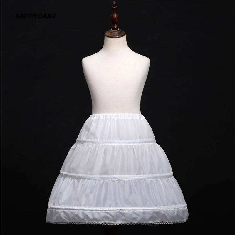 2020 детская юбка американка трапециевидной формы 3 Обручи один Слои кринолин