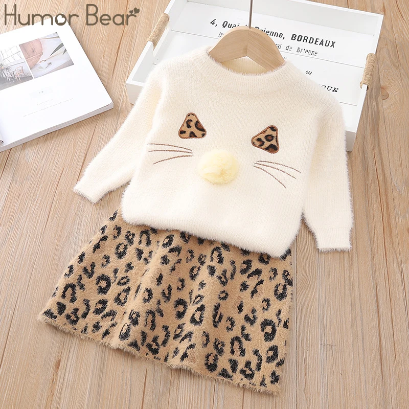 Humor Bear/брендовые новые осенние комплекты одежды для маленьких девочек с длинными