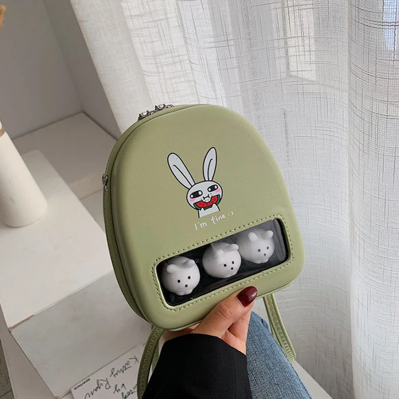 Милая Маленькая женская сумка 2019 новая волна модная мультяшная дикая через плечо