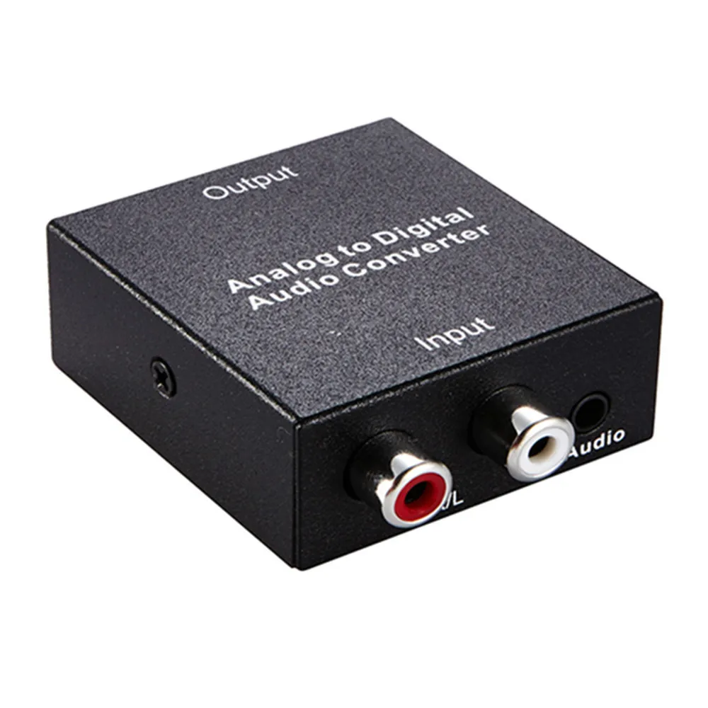 Аналоговый аудиоадаптер AV для цифрового аудио преобразователь RCA(L/R) 3 5 мм 2