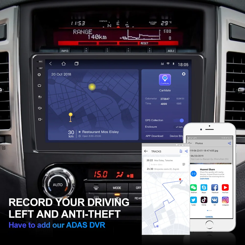 Isudar H53 4G Android 1 Din Авто Радио для Mitsubishi/Pajero 2006- Автомобильный мультимедийный 8 ядро Оперативная память 4 Гб Встроенная память 64 Гб gps DVR Камера ips