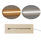 Светодиодный держатель для лампы ручной работы, креативный Ночной светильник, прямоугольное деревянное ремесло D55Y