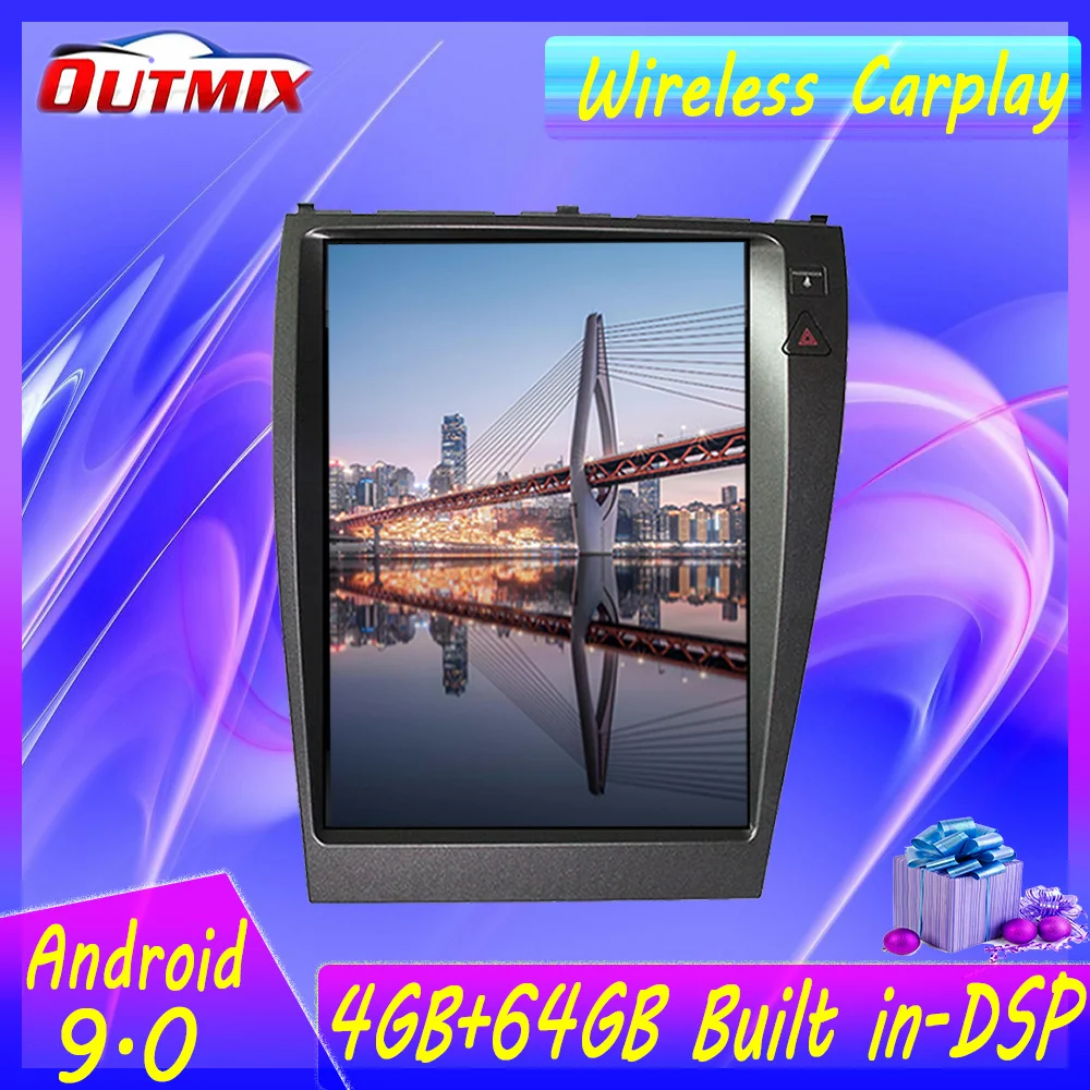 

Автомобильный стереоприемник Tesla Style Android 2006 PX6 для Lexus ES240 ES350 2012-, радио, GPS-навигатор, DVD, мультимедийный плеер с GPS