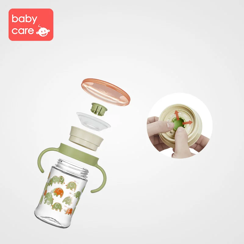 Babycare 260 мл чашка большая 360 градусная емкость для напитков детская ручка чашки