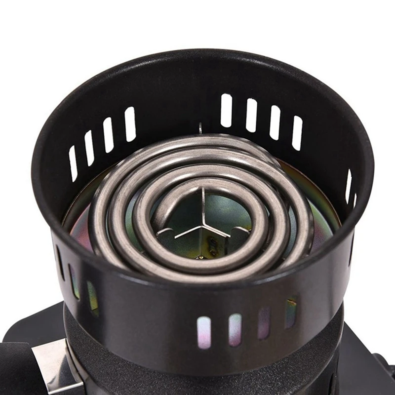 

1x 650W Heater Charcoal Stove Hot Plate Coal Electric Burner US Plug & 2Pcs Manual Stainless Steel Black Pepper Grinder