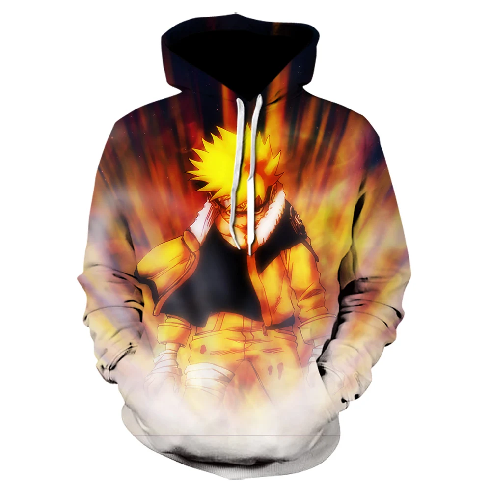 Толстовка с капюшоном/Пот Harajuku Niubi Naruto милый топ унисекс уличная одежда Uchiha Sasuke