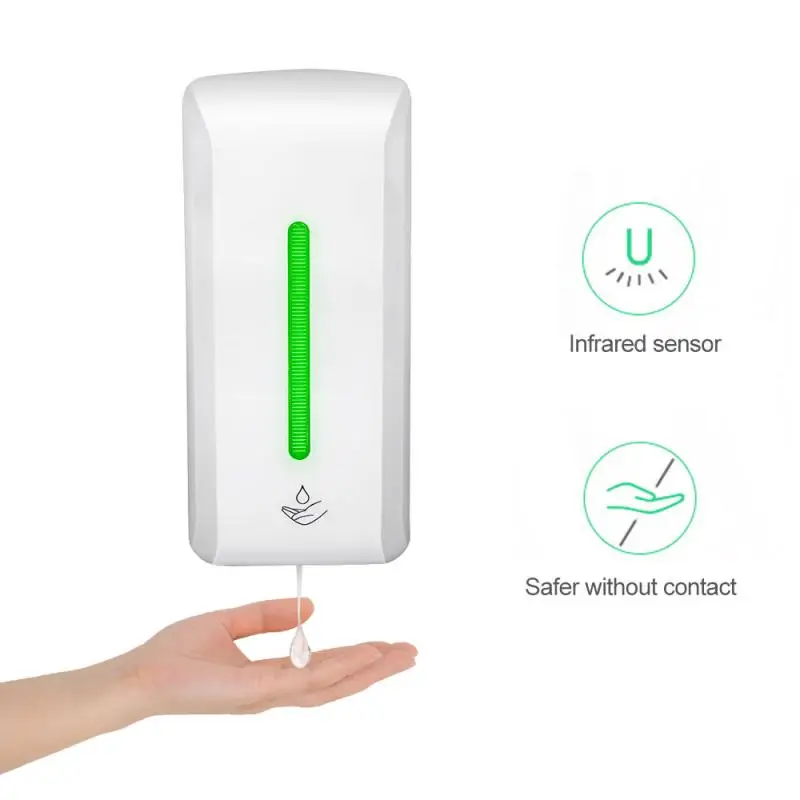 

850ML Automatic Soap Dispenser Touchless Sensor Hand Sanitizer Shampoo Detergent Dispenser Wall Mounted For Bathroom Kitchen