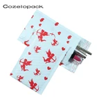 10 шт. печатных 4x7 дюймов полипузырчатый Конверт 12x18 см мягкий самозапечатывающийся почтовый пакет пузырчатый конверт почтовый пакет доставка пакет