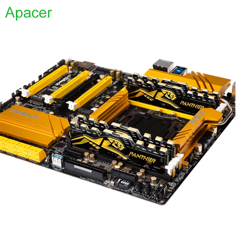 Память Apacer PANTHER ОЗУ ddr4 8 ГБ 16 2666 МГц 3000 288pin высокопроизводительная от перегрузки