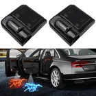 1 шт. Универсальный беспроводной светодиодный ночной Светильник для двери автомобиля, проектор для стайлинга автомобиля, лазерный логотип, привидение, тень, лампа, автомобильные аксессуары