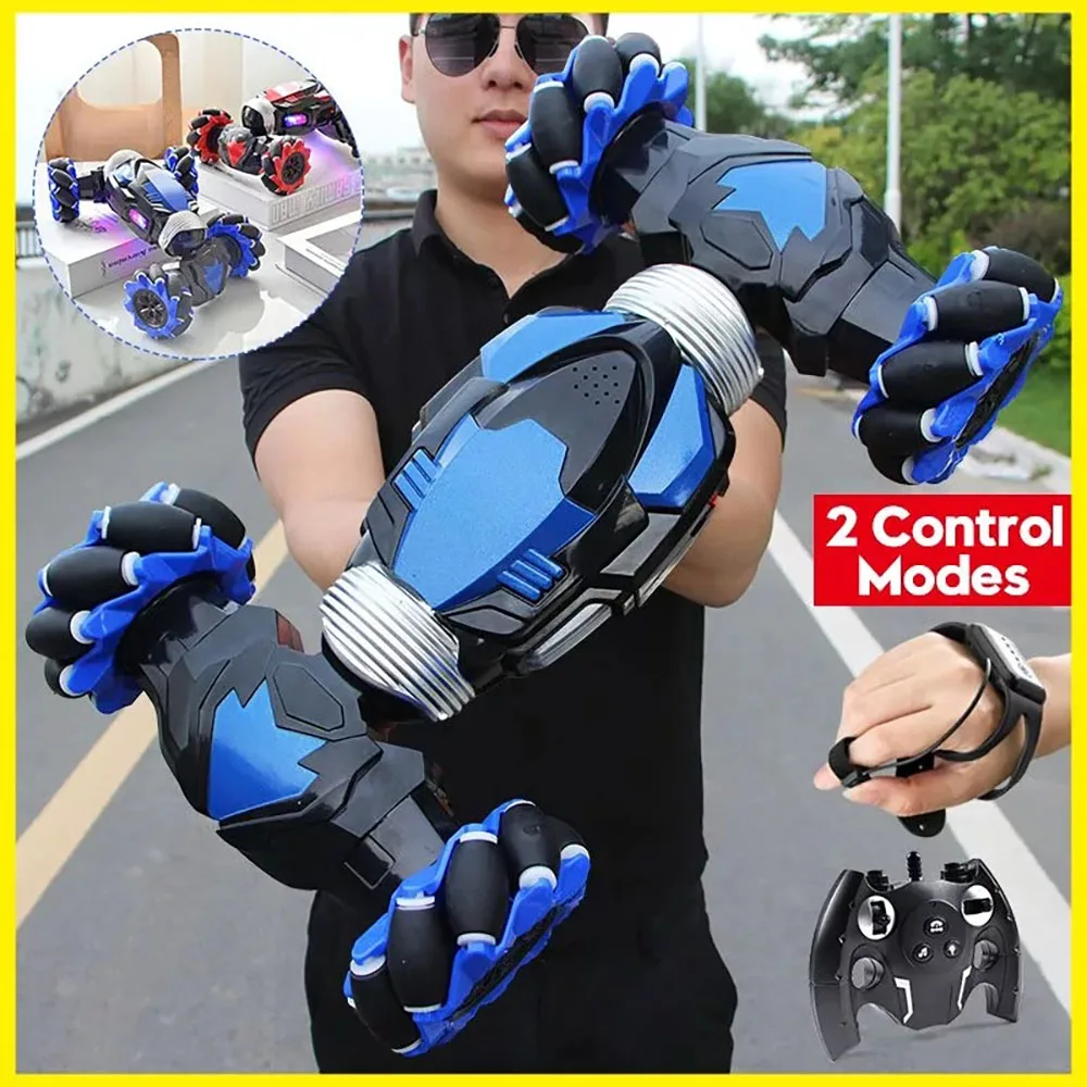 

RC 360 2.4GHz RC Car 4WD Radio Control Stunt Car Gesture Induction Twisting Off-Road Vehicle Drift RC Toys With Light & Music