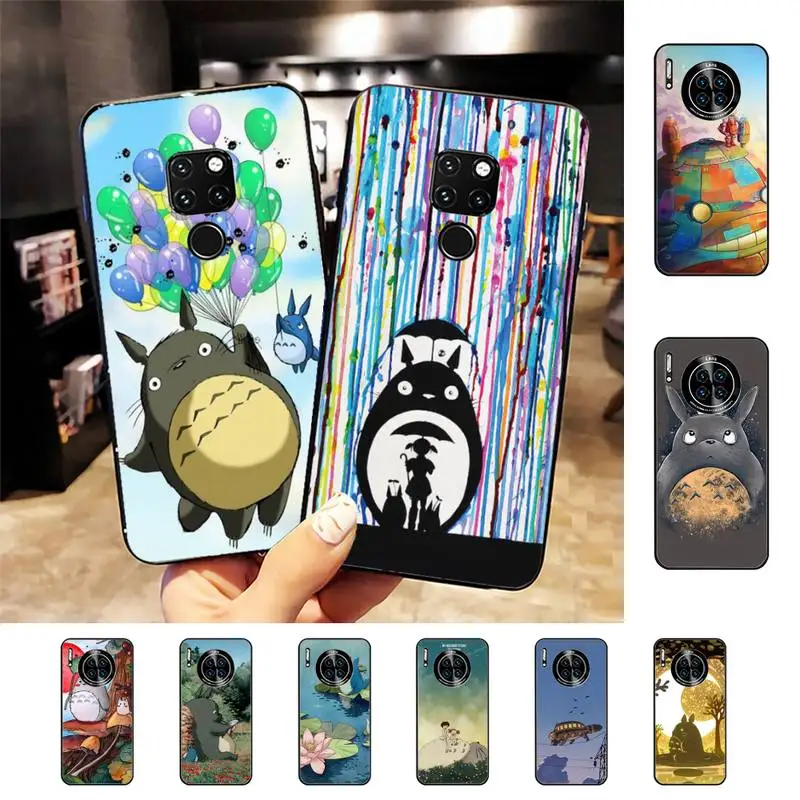 

Anime Totoro Phone Case For Huawei Nova3I 3E mate20lite 20Pro 10lite Luxury funda case
