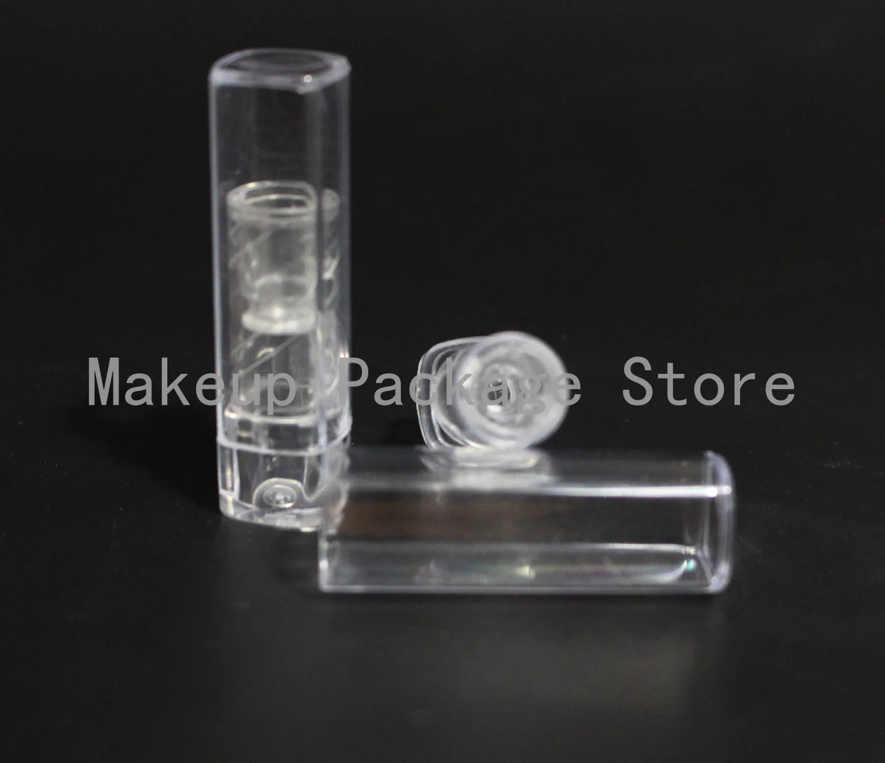 

10/20/50/100pcs Transparent Plastic Lip Balm Tube Round/Square/Bullet Lipstick Clear 1.5g Chasptick Cosmetic Lip Gloss Container