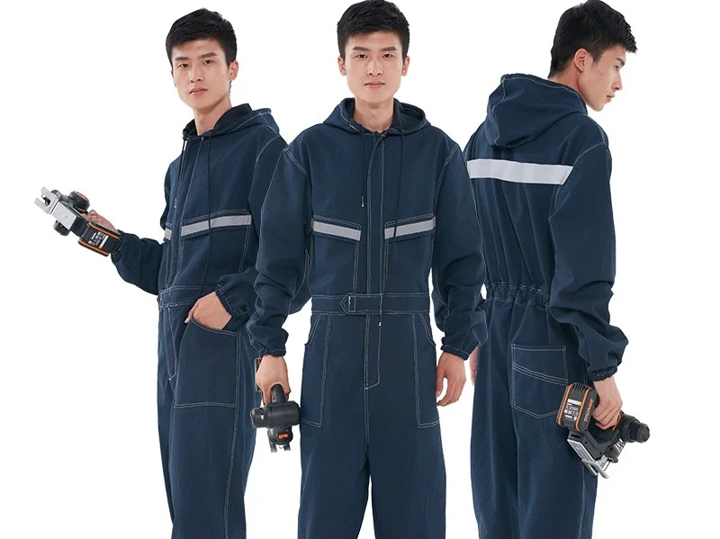 Светоотражающая джинсовая Рабочая форма огнестойкая сварочная одежда