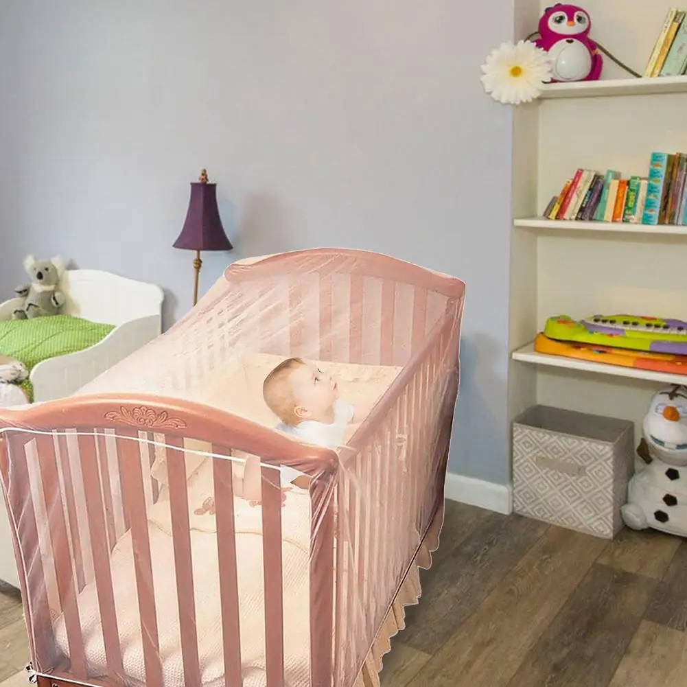 Москитная сетка для детской кроватки дышащая защита от насекомых маленькая
