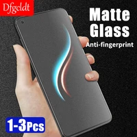 1 3pcs no fingerprint matte tempered glass for oneplus 9rt 9r 9 8t 7t 7 6t screen protector for oneplus nord 2 ce n10 n100 glass