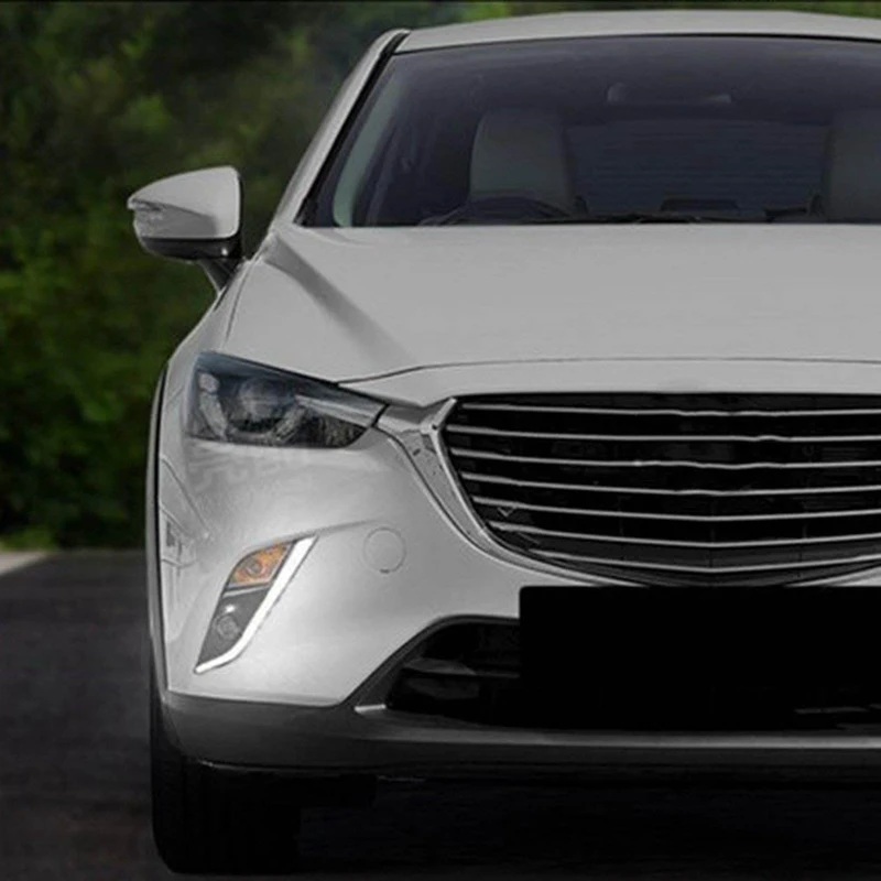 Светодиодный светильник дневного света для Mazda CX-3 CX3 2015-2018 автомобильный