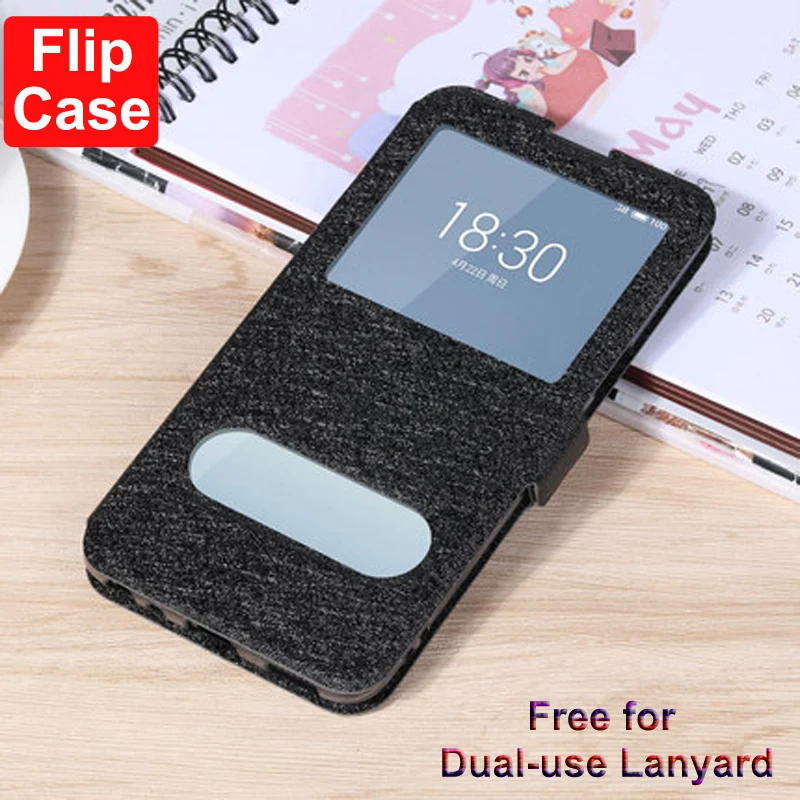 Чехол для Meizu 16th / 16th Plus, кожаный чехол meizu 16th plus с открытым окошком, чехол для телефона s для Meizu 16 th plus 16thplus, чехол-книжка