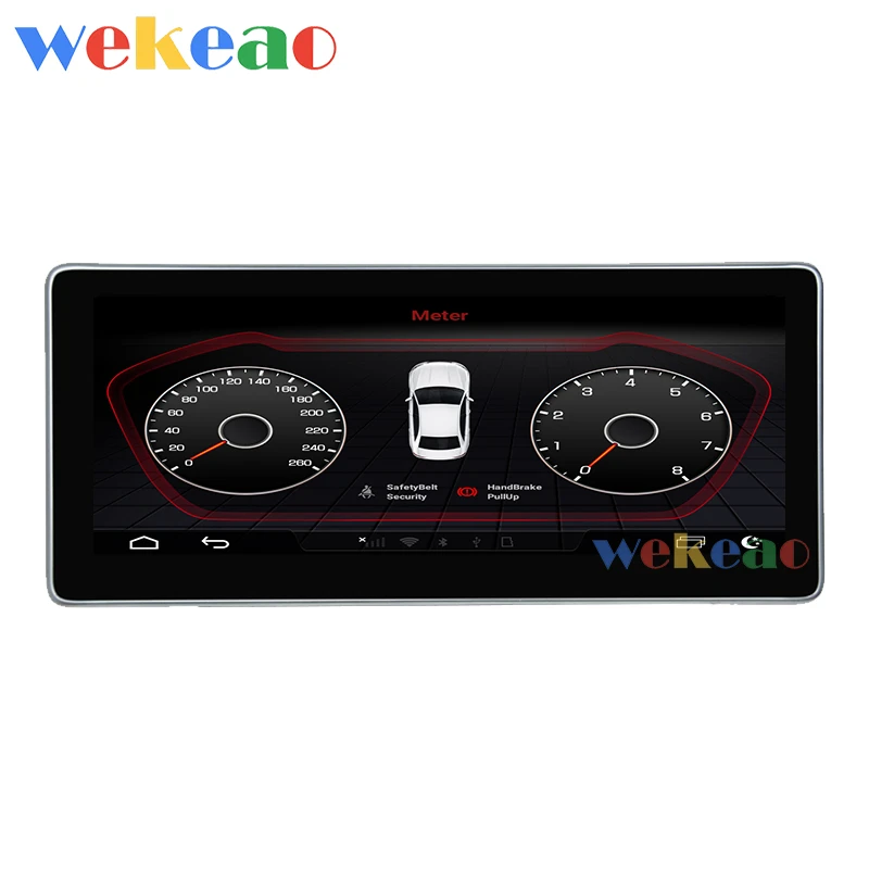 Автомагнитола Wekeao с сенсорным экраном 10 25 дюйма 1 Din Android 9 0 для Audi A6 A6L S6 Dvd плеер 4G GPS