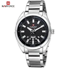 Часы наручные NAVIFORCE Мужские кварцевые, брендовые Роскошные модные в стиле милитари, с хронографом