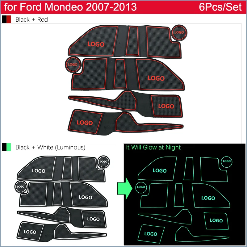 Противоскользящая подушка на дверную резиновую подушку для Ford Mondeo MK4 2007 ~ 2013 2008 2009