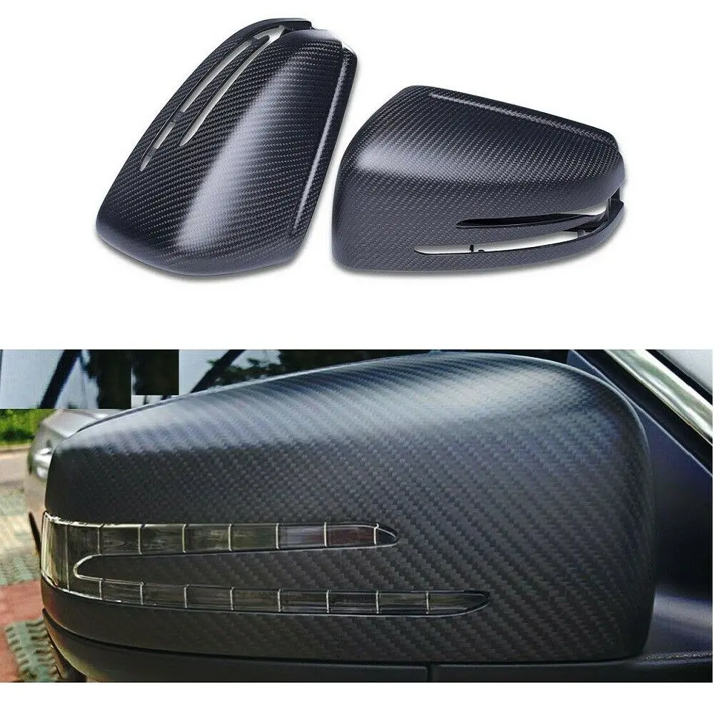 

Replacement Real Carbon Fiber Mirror Cover Cap Car Accessories For Mercedes Benz W204 W212 W207 W176 X204 A45 E63 E Class