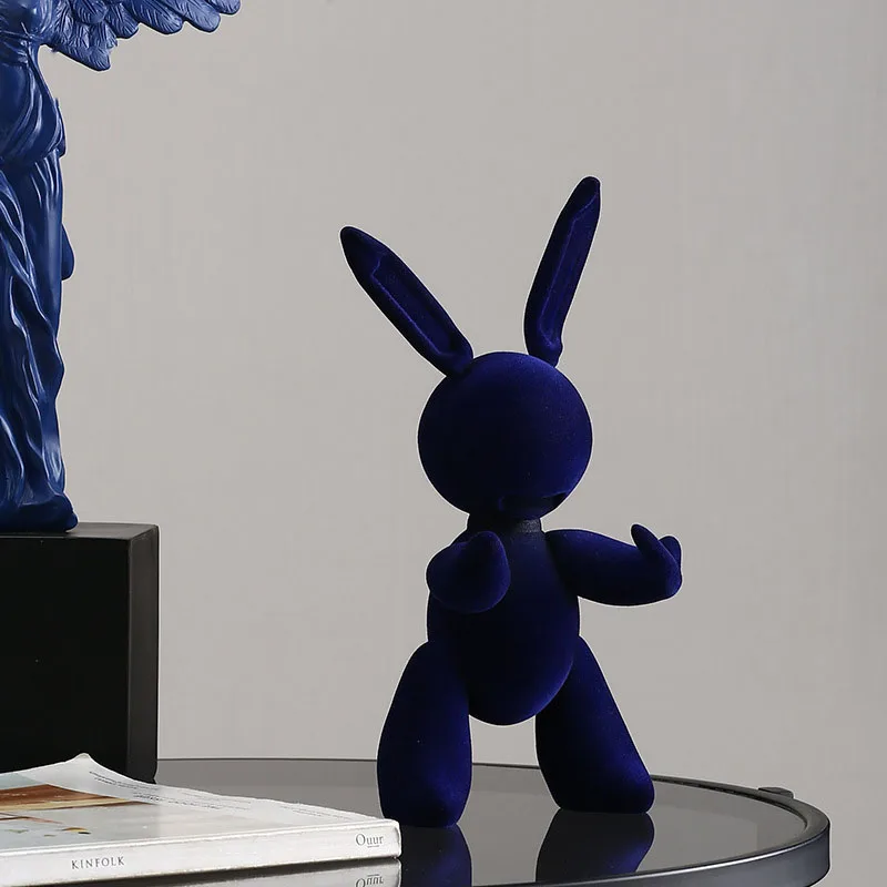 Фигурка кролика с воздушным шаром настольный креативный подарок в скандинавском